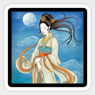 Chang'e Chinese deity Sticker